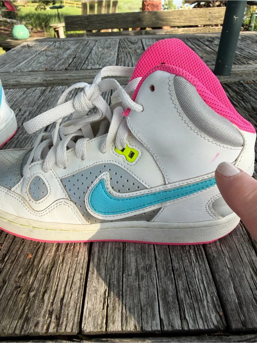 Nike Kids Son of Force high top sneakers - sz 4Y